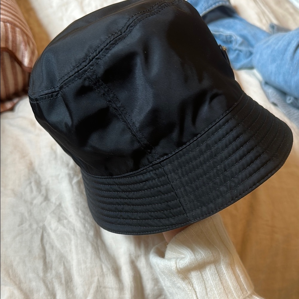 Prada Classic Black Bucket Hat - Picture 12 of 13
